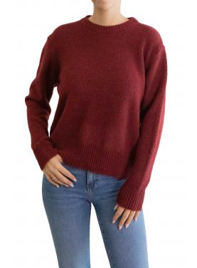 Maglioncino girocollo tinta unita 